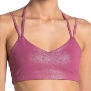 Beyond Yoga Pink Twinkle Sports Bra